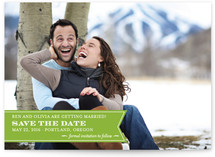 Ribbon Banner Save the Date Cards