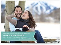 Ribbon Banner Save the Date Cards
