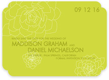Succulent Save the Date Cards