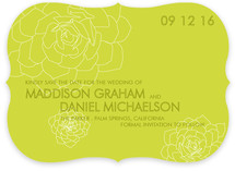Succulent Save the Date Cards