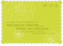 Succulent Save the Date Cards