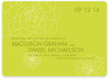 Succulent Save the Date Cards