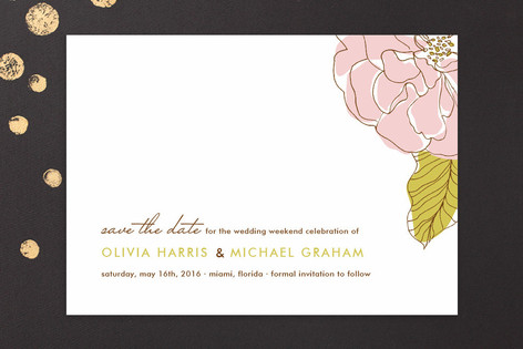 Simple Sophisticate Save the Date Cards