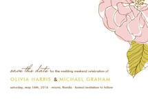 Simple Sophisticate Save the Date Cards, by Oscar+Emma Design