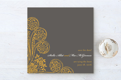 Spanish Lace Save the Date Cards