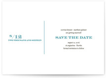Simple Type Save the Date Cards