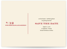 Simple Type Save the Date Cards