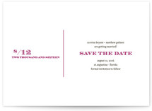 Simple Type Save the Date Cards