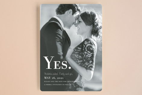 Nostalgia Save the Date Cards