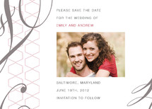 St. Moritz Save the Date Cards, by Pixie Stick Press