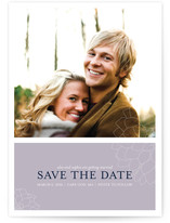 Subtle Dahlia Save the Date Cards