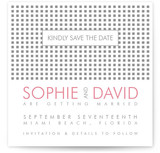 Swanky Hotel Save the Date Cards
