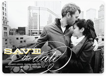 Calligraphy Save the Date Cards