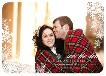 Snowflake Window Save the Date Cards, by stacey day