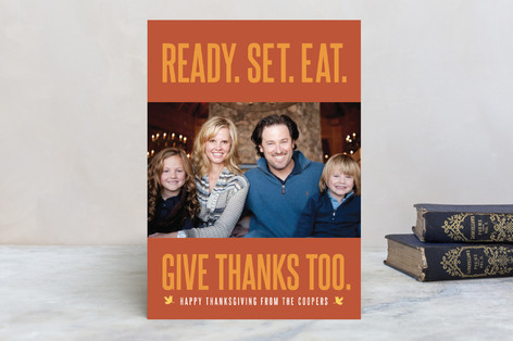 Ready, Set, Eat Thanksgiving Cards