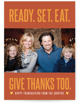 Ready, Set, Eat Thanksgiving Cards