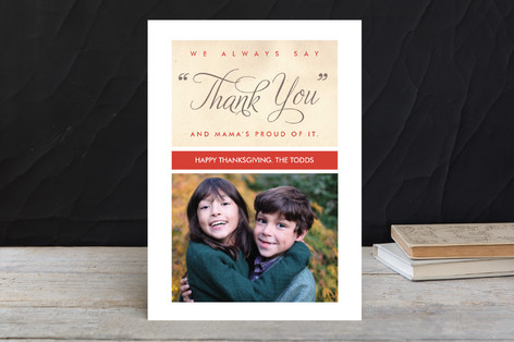 Mama's Thank You Thanksgiving Cards