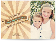 Rustic Thanksgiving Thanksgiving Cards