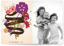 Floral Banner for Thanksgiving Thanksgiving Cards