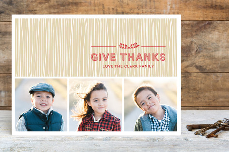 Rustic Splendor Thanksgiving Cards