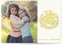 We Give Thanks Thanksgiving Cards