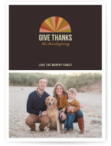 Colorful Geometry Thanksgiving Cards