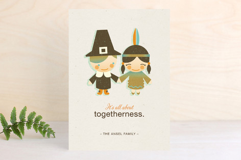 The First Thanksgiving Thanksgiving Cards