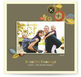 Falling Acorns Thanksgiving Cards