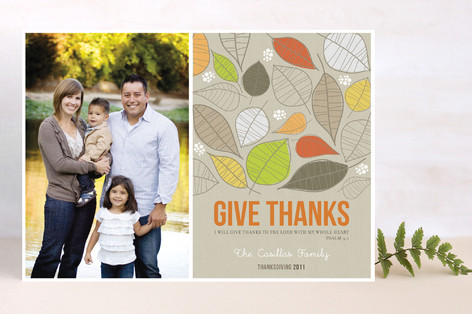 Give Thanks Thanksgiving Cards