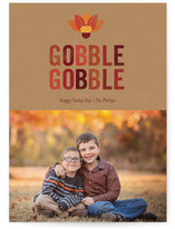 Acorn Turkey Thanksgiving Cards