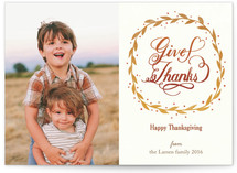 Wreath of Fall Thanksgiving Cards