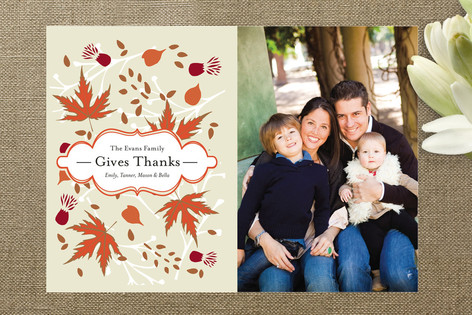 Autumn Bloom Thanksgiving Cards