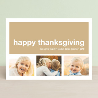 Modern Joy Thanksgiving Cards