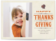 Turkey Meatloaf Thanksgiving Cards