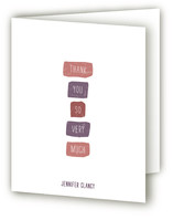Color Swatches Thank You Cards