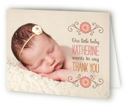 Little Baby Says Thank You Cards