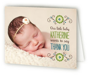 Little Baby Says Thank You Cards