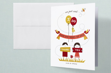 We Said I Do Thank You Cards