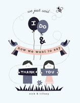 We Said I Do Thank You Cards