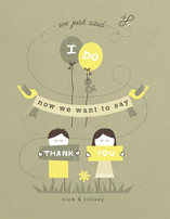 We Said I Do Thank You Cards
