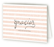 Gracias Stripes Thank You Cards
