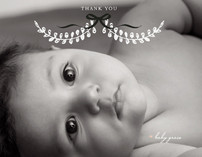 Sweet Laurel Thank You Cards