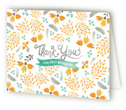 Blooms & Plumes Thank You Cards