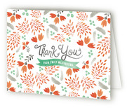 Blooms & Plumes Thank You Cards