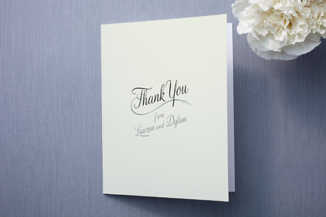 Just My Type Thank You Cards