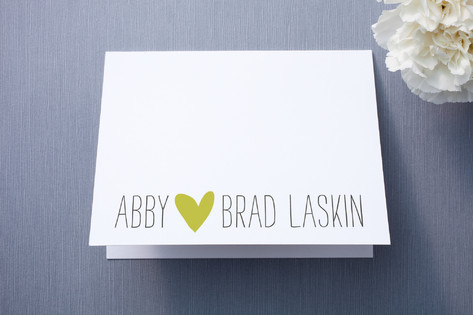 Passing Notes Thank You Cards