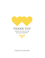 Bottom of Our Hearts Thank You Cards
