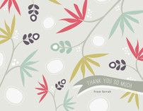 Tropical Thanks Thank You Cards