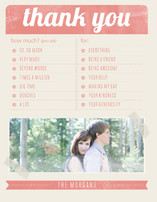 Vintage Survey Thank You Cards