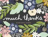Woodland Thanks Thank You Cards